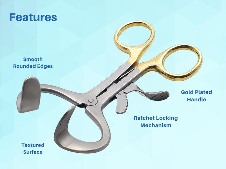 Dental Molt Mouth Gag 4.75 inch Long with a 2-inch Opening Mouth Opener Dental Molt