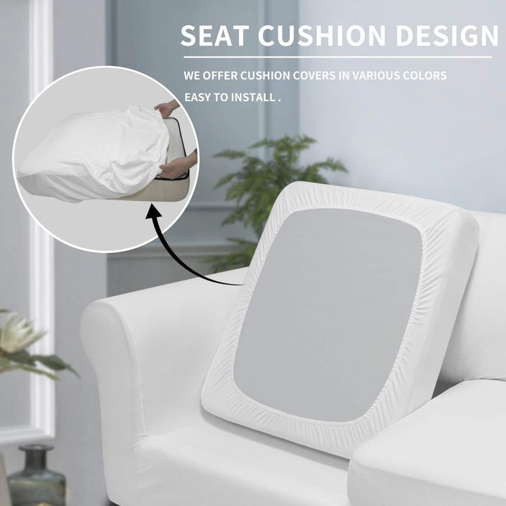 Easy-Going 4 Pieces Oversized Stretch Soft Couch Cover 