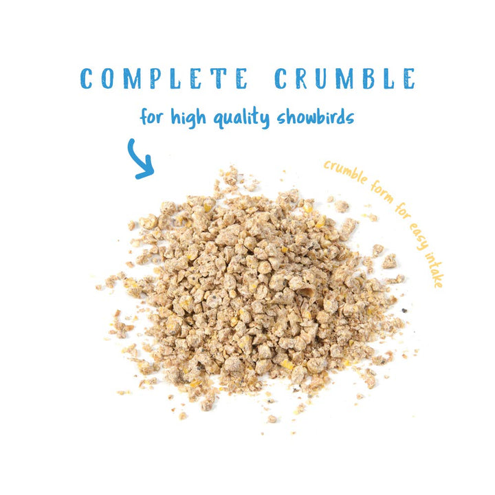 Manna Pro Gamebird Showbird Crumbles, Healthy Poultry Feed, Formulated with Vitamins & Minerals, 5 lbs