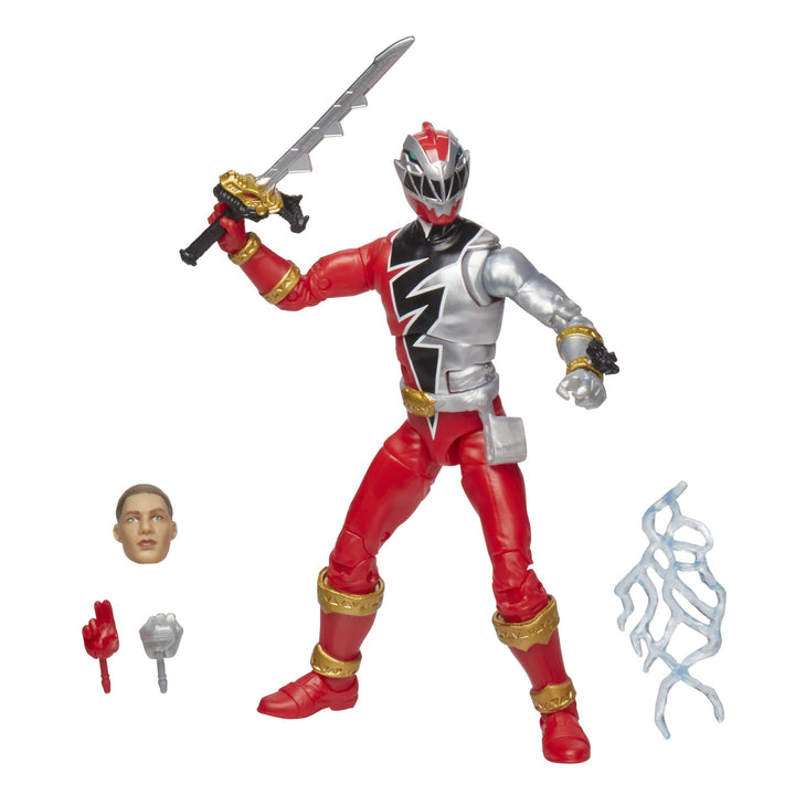 Lightning Collection Dino Fury Red Ranger 6-Inch Premium Collectible Action Figure Toy