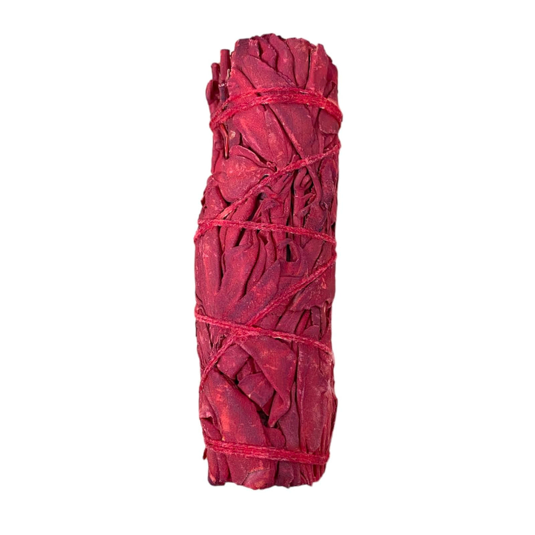 NessaStores 3 Dragon&#39;s Blood Sage Smudge Sticks, 4 Inch Hand Tied, All Natural, Ethically Sourced for Home Cleansing, Stress Relief, &amp; Clearing Negative Energy. JC-160