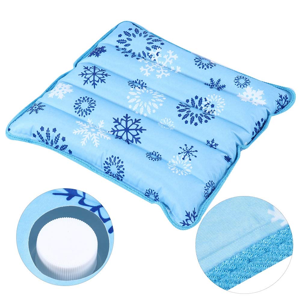 Cooling Mat, Cool Pillow Ice Pillow, Water Filling Ice Pillow Chair Pad, Multifunctional Children Adult Waterproof Ice Pillow Water Seat Cushion Baby, Children, Student, Office, Car, Travel(#3)