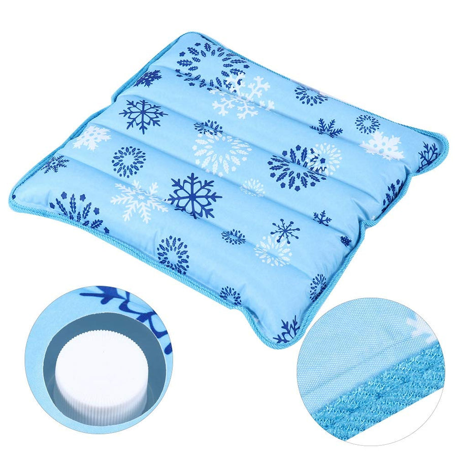 Cooling Mat, Cool Pillow Ice Pillow, Water Filling Ice Pillow Chair Pad, Multifunctional Children Adult Waterproof Ice Pillow Water Seat Cushion Baby, Children, Student, Office, Car, Travel(#3)