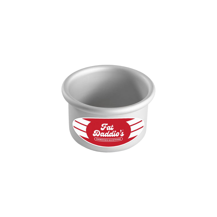 Fat Daddio&#39;s Round Cake Pan, 3 x 2 Inch, Silver