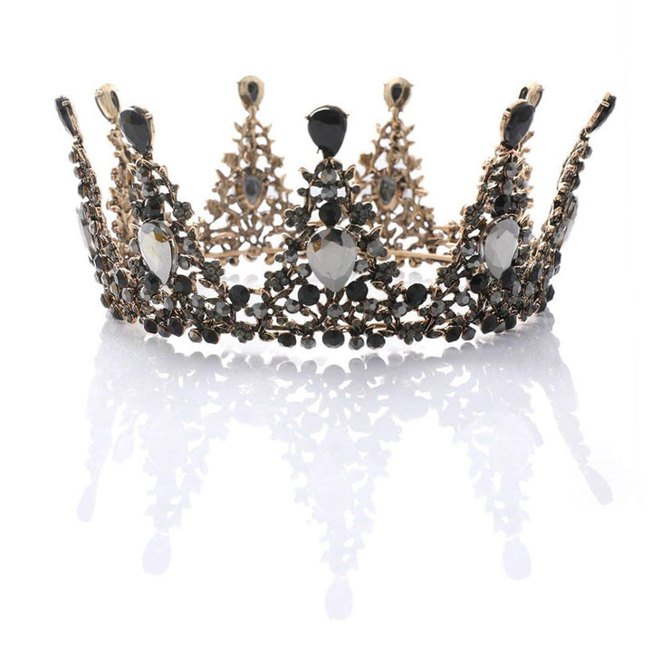 Aukmla Wedding Crowns and Tiaras Baroco Style for Women (Princess Style)