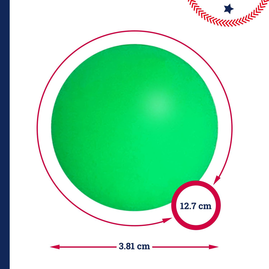 Beach Paddle Ball Replacement Balls - 6 High-Visibility Pickleball &amp; Smashball Compatible Balls | Colorful Kadima &amp; Pro Kadima Ball Replacement | 6 Small Paddle Balls in High Visibility Colors