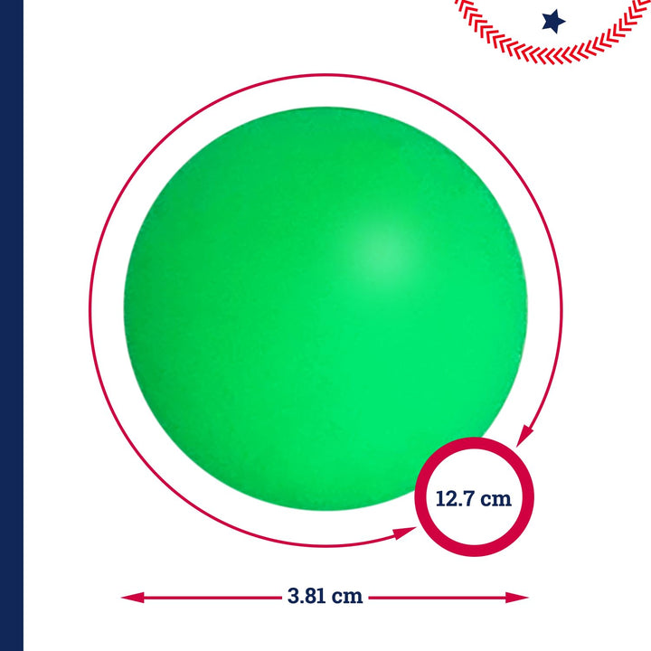 Beach Paddle Ball Replacement Balls - 6 High-Visibility Pickleball &amp; Smashball Compatible Balls | Colorful Kadima &amp; Pro Kadima Ball Replacement | 6 Small Paddle Balls in High Visibility Colors