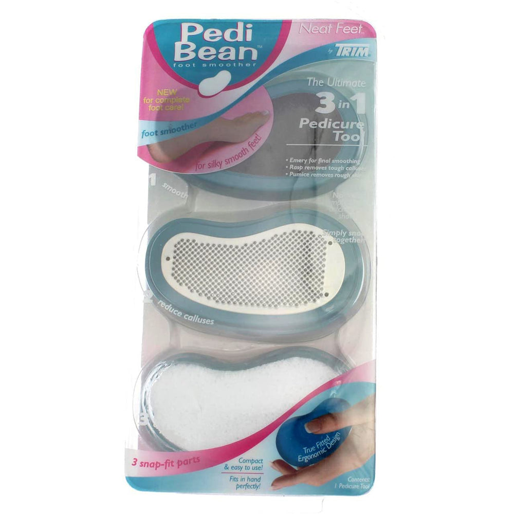 TRIM PEDI BEAN 3 IN 1 FOOT SMOOTHER