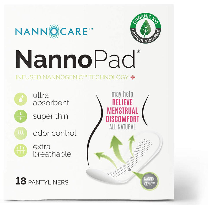 NannoPad Pantyliners - Made with Organic Cotton - Can M