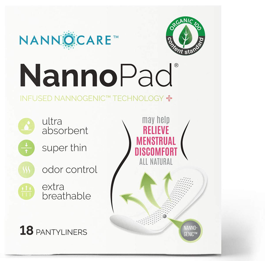 NannoPad Pantyliners - Made with Organic Cotton - Can M
