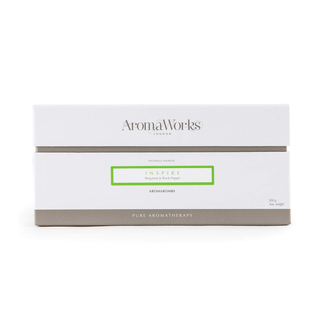 AromaWorks Inspire AromaBomb Bath Bomb - Black Pepper, 