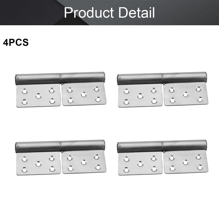 MroMax 4PCS Lift Off Hinge 4.92 x 1.38 x 0.07 Stainless