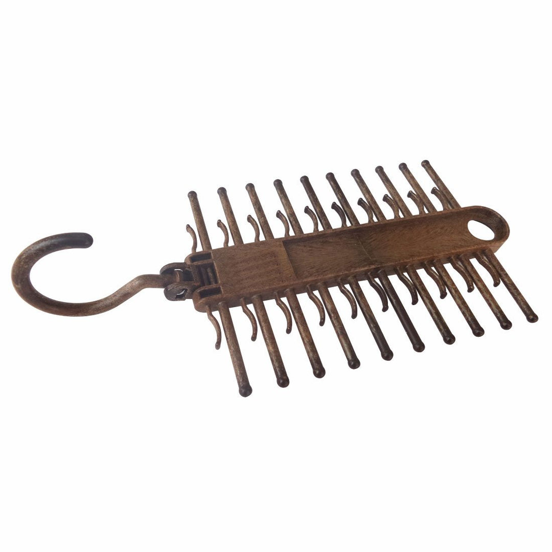 Tie Rack Hanger 1 Pack Non-Slip Tie Scarf Rack Holder H