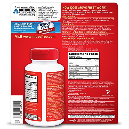 Advanced, 170 tablets - Joint Health Supplement with Glucosamine and Chondroitin