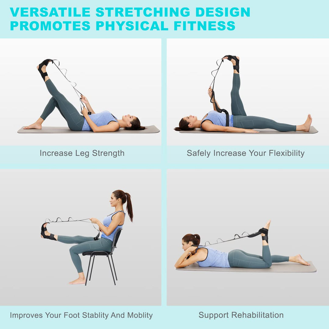 comness Foot and Calf Stretcher-Stretching Strap For Pl