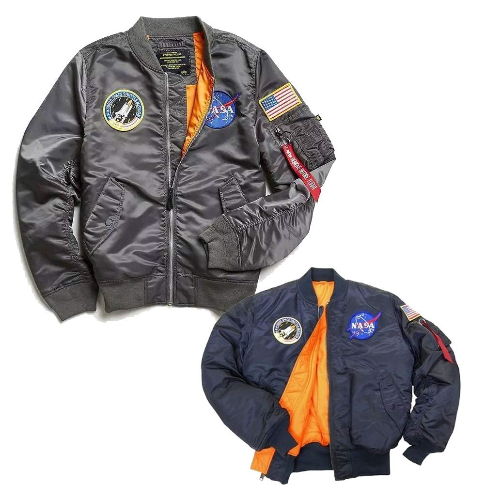 NASA Patches 6 Pieces,Embroidered Iron On/Sew On Space Patches,US Flag Patch (Iron on/Heat Transfer Backing) 1