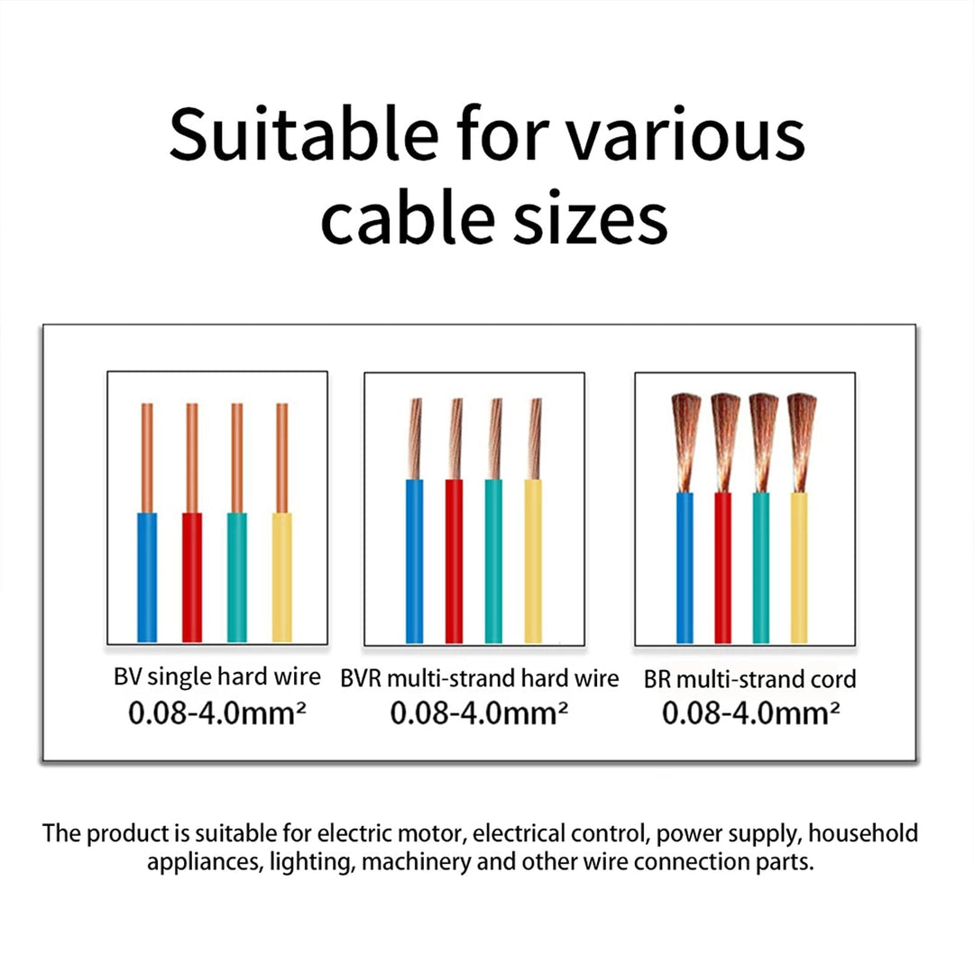 10 Pcs Lever Wire Connectors Compact Splicing Electrical Connectors Assortment Kit for Quick Wiring Wire Connectors (2 in 6 Out)
