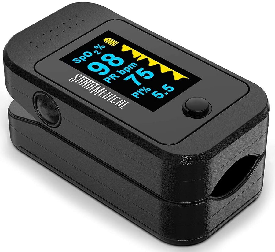Santamedical Dual Color OLED Pulse Oximeter Fingertip, 