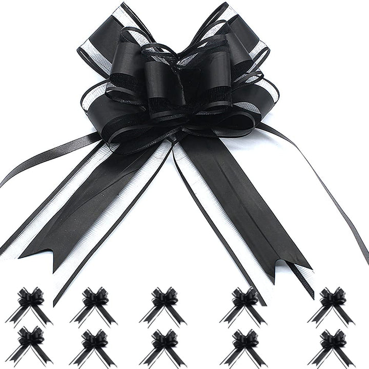 WDHHNP 20 PCS Large Bows for Gift Wrapping,Pink Pull Bo