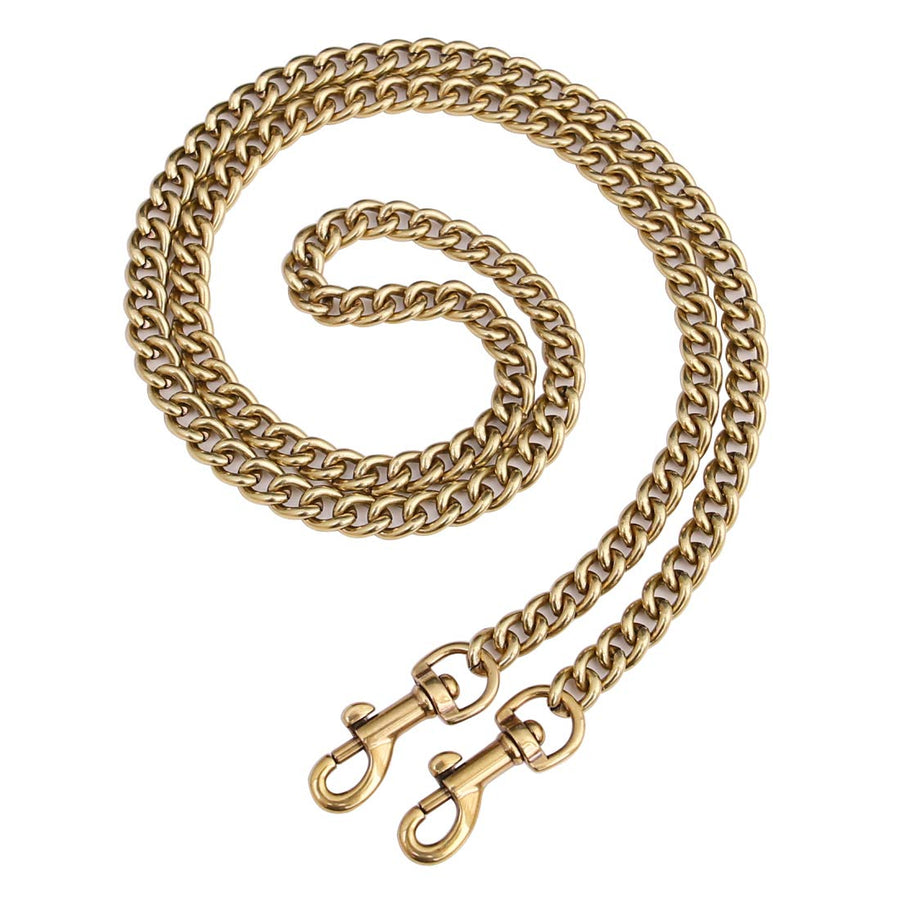 Metal Flat Chain Strap Replacement for Purse Shoulder Bag Handbag Straps Accessories 39 100cm(Copper Golden)