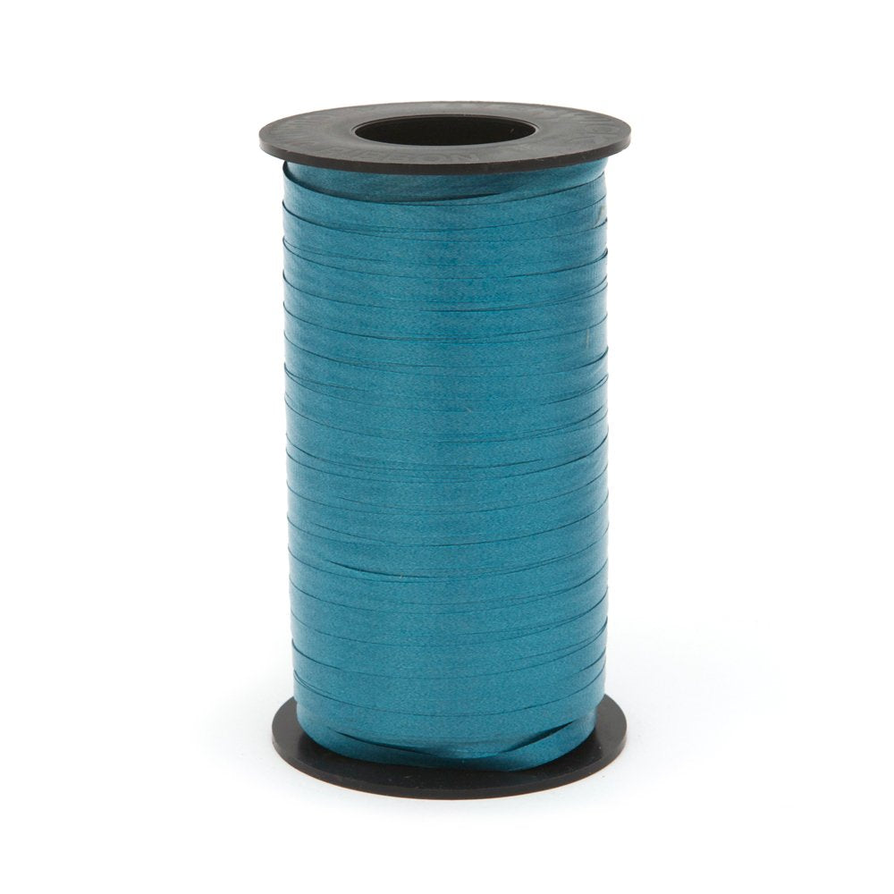 1 33 Splendorette Crimped Curling Ribbon, 3/16-Inch Wide by 500-Yard Spool, Teal