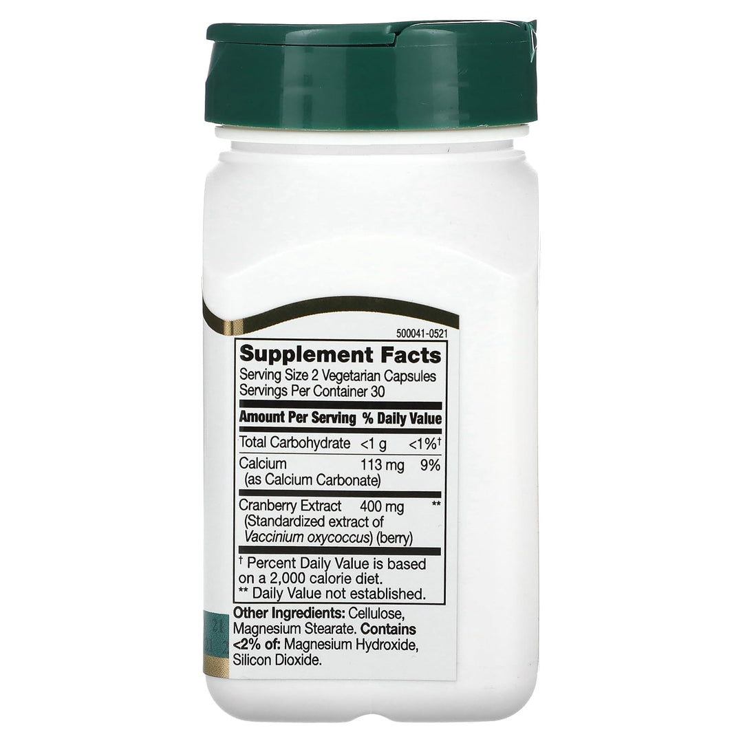 21st Century Cranberry Extract, Standardized, 60 Vegetarian Capsules