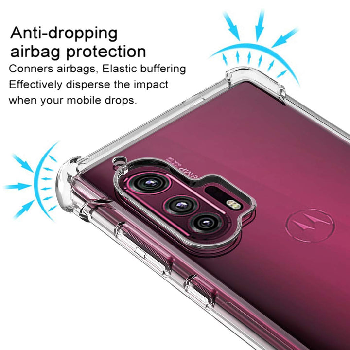 Osophter for Moto Edge Plus Case Clear Moto Edge+ Case 