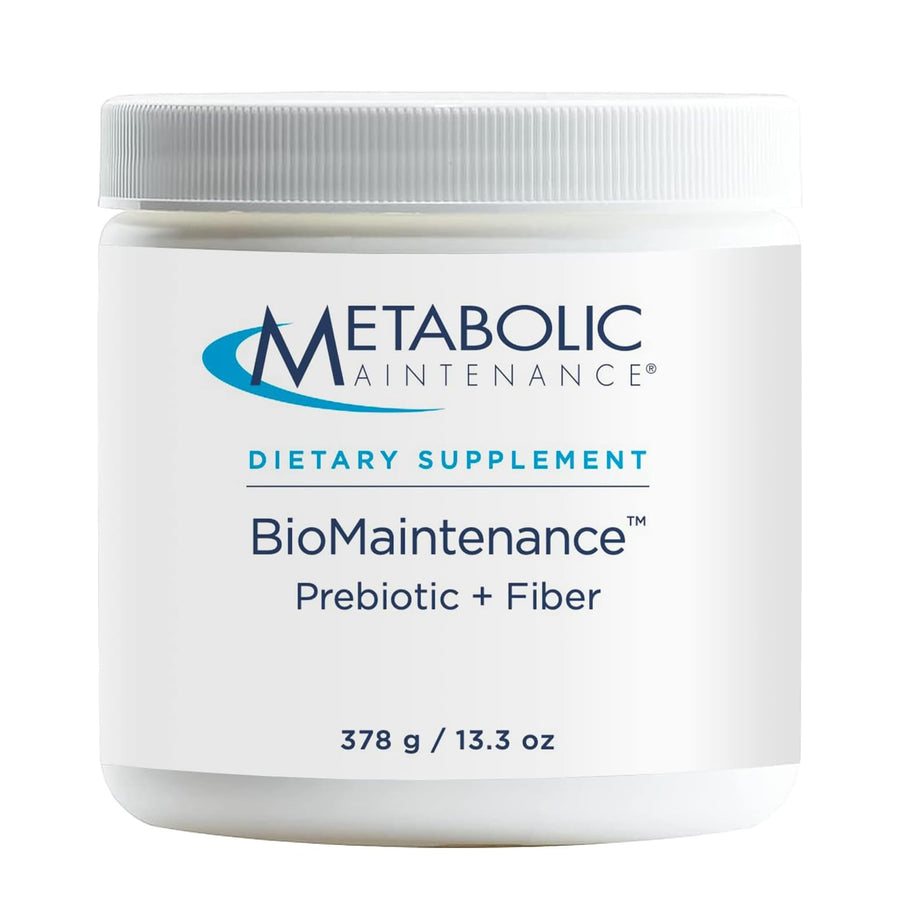 BioMaintenance Prebiotic + Fiber Powder - Supports Gut Health & Immune Function - Pure, Easy Add-in with No Sweeteners or Fillers (378g / 60 Servings)
