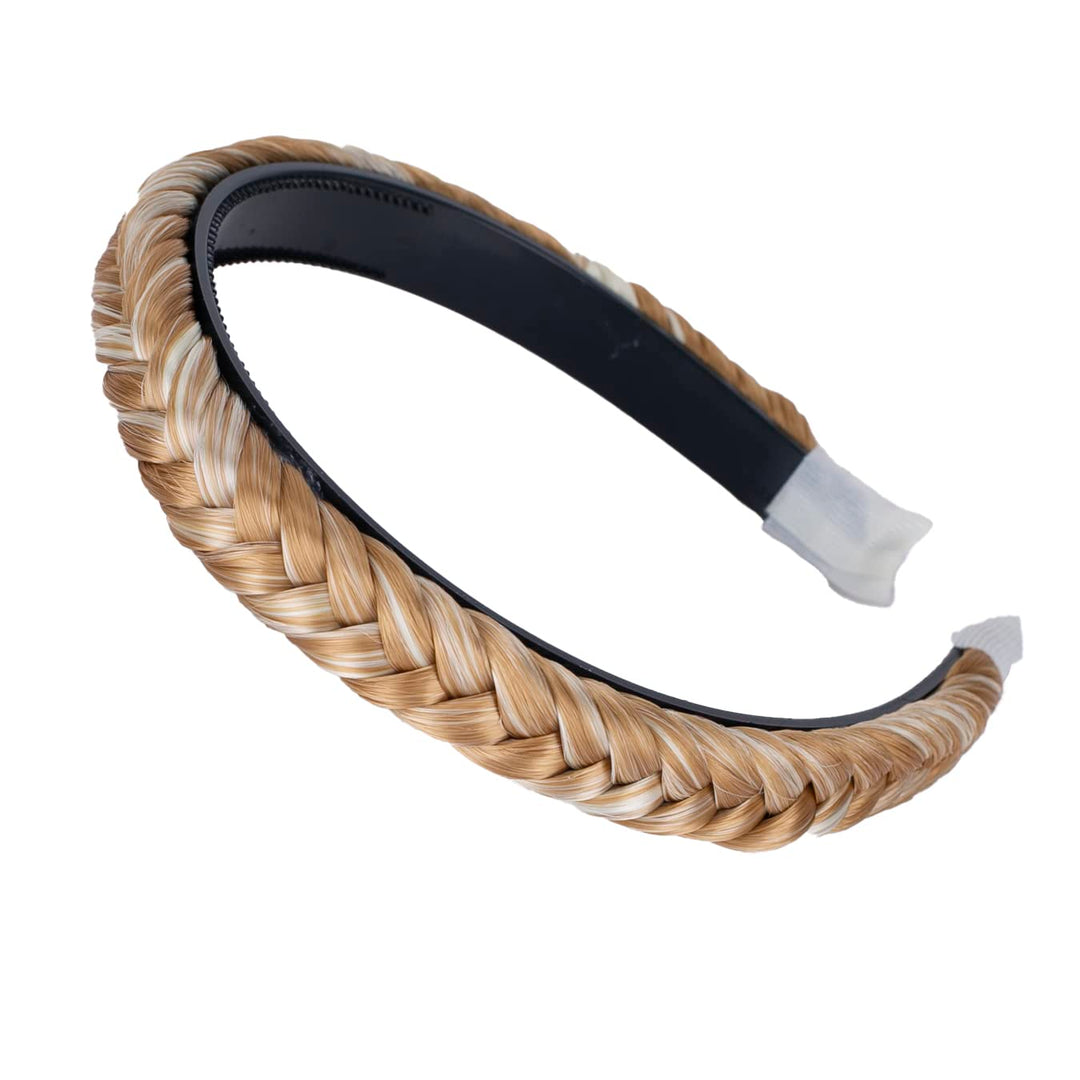 blonde mix # 25H613 HHR12 : PRETTYSHOP Hair Band Plaited Braid Headband Hairpiece blonde mix # 25H613 HHR12