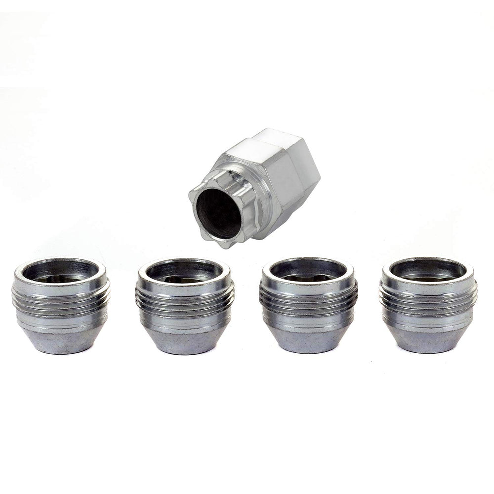 24013 Cone Seat - Under Hub Cap Wheel Locks (M12 x 1.25 Thread Size) - Set of 4