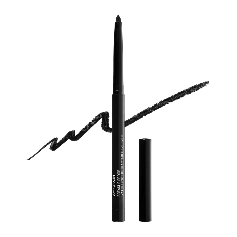 wet n wild Mega Last Breakup-Proof Retractable Eyeliner, Blackest Black
