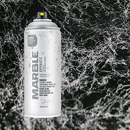 Montana Effect 400 ml Marble Color, Silver Spray Paint, 13.5 Fl Oz (Pack of 1)