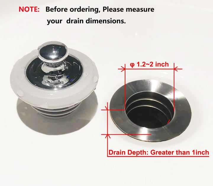Bathtub Stopper, Washbasin Stopper,Bathtub Plug, Silicone Bathtub Stopper (Patented Product)