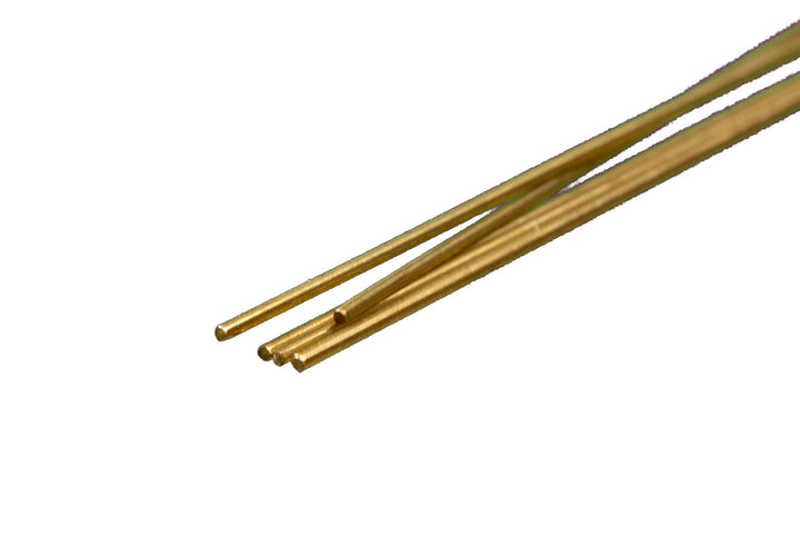 K&amp;S 9860 Round Brass Rod, 0.5mm OD x 300mm Long