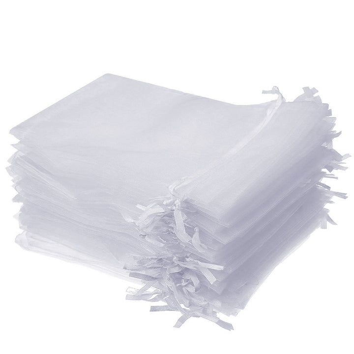 Boshen 100/200PCS Organza Gift Candy Sheer Bags Mesh Je