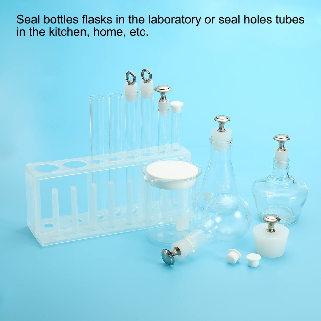 MECCANIXITY Silicone Rubber Hole Plug White Soft Flexib