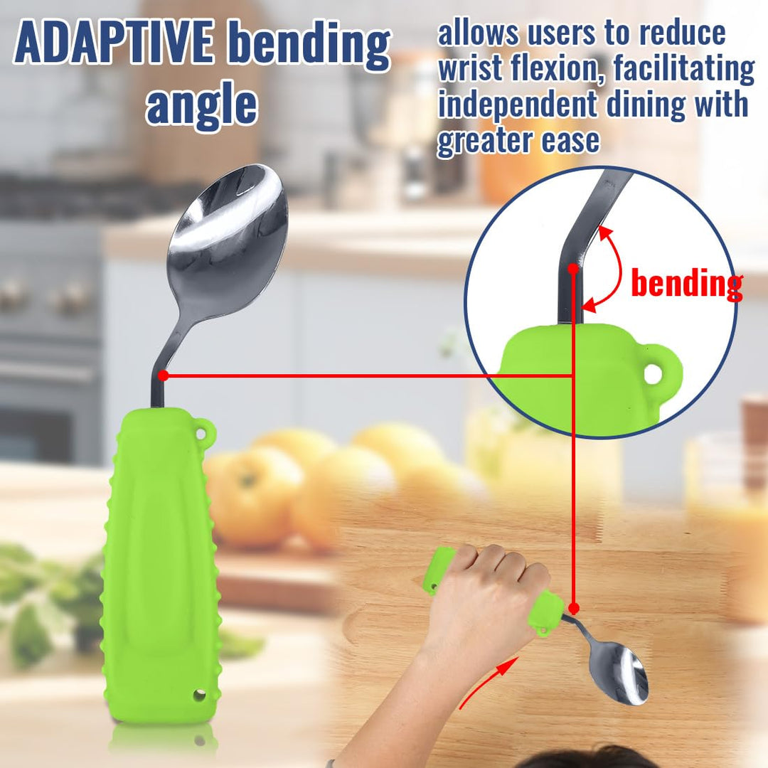 EZ Assistive Adaptive Utensils Spoon &amp; Fork Eas