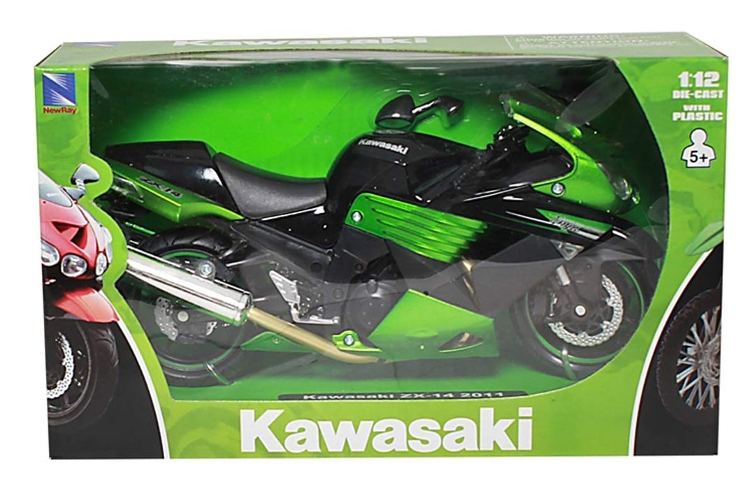 New Ray 2011 Kawasaki ZX-14 Ninja Green Motorcycle Mode