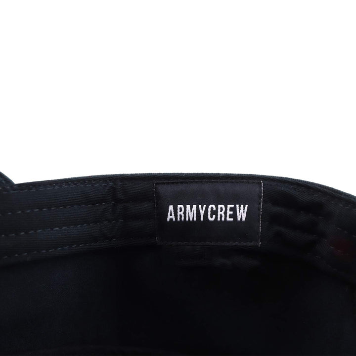 Oversized Big 2XL Flat Top Army Style Cotton Military Cap - Black - 2XL