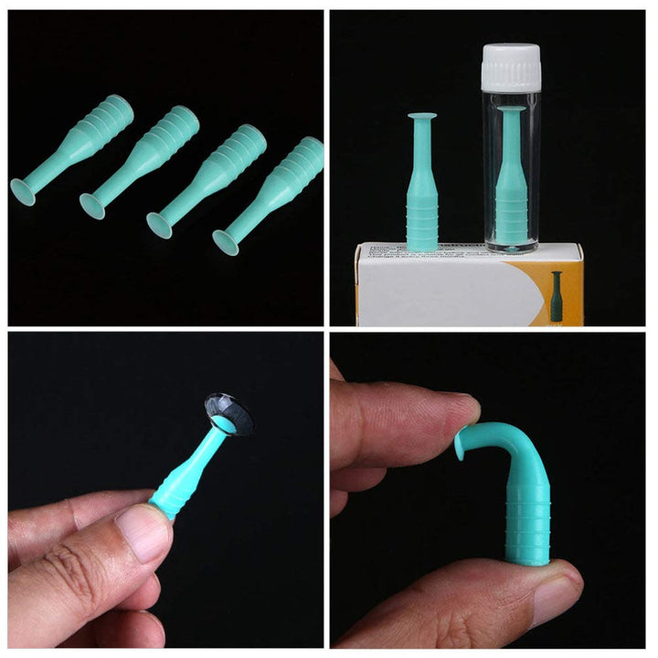 EXCEART Scleral Lens Remover and Inserter Contacts Removal Tool for Hard Contact Lenses Prosthetic Eyes Applies Contacts Safely Comfortably Hygienically 6pcs