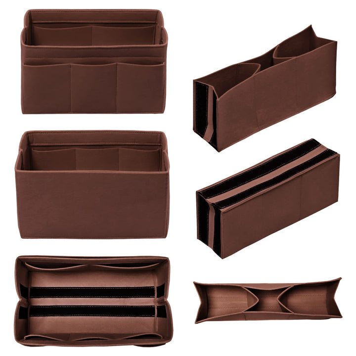 DailyPlus Purse Organizer Insert Felt Bag Organizer Han