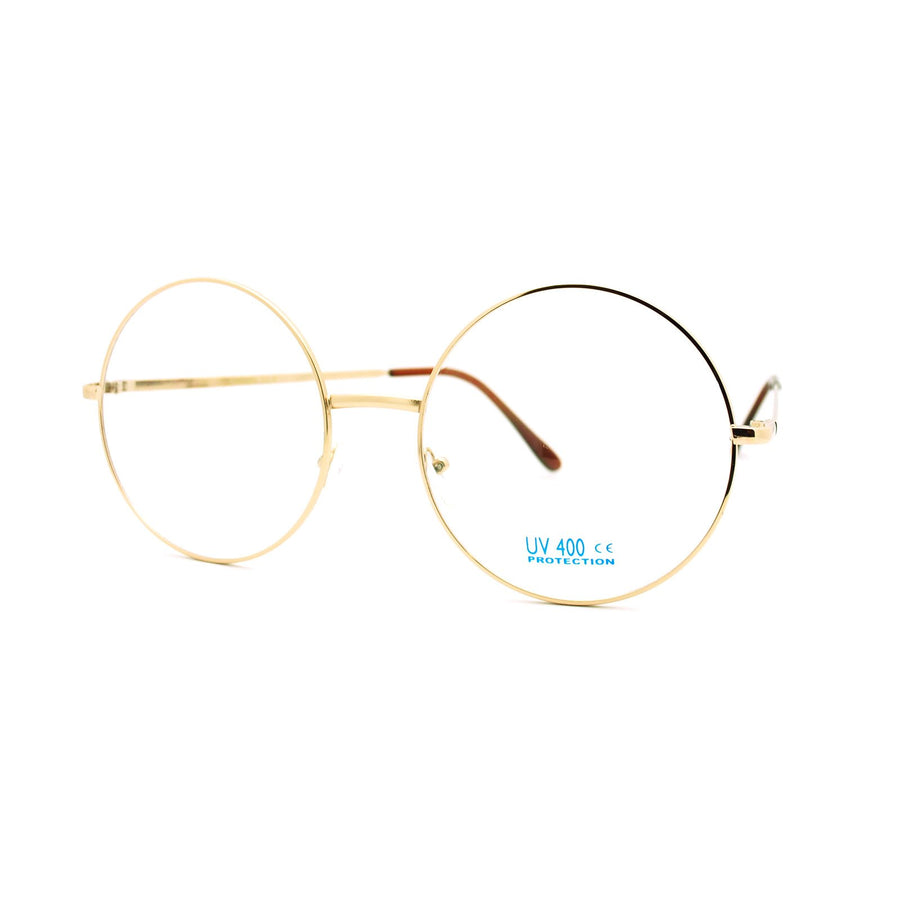 JuicyOrange Super Oversized Round Circle Frame Clear Le