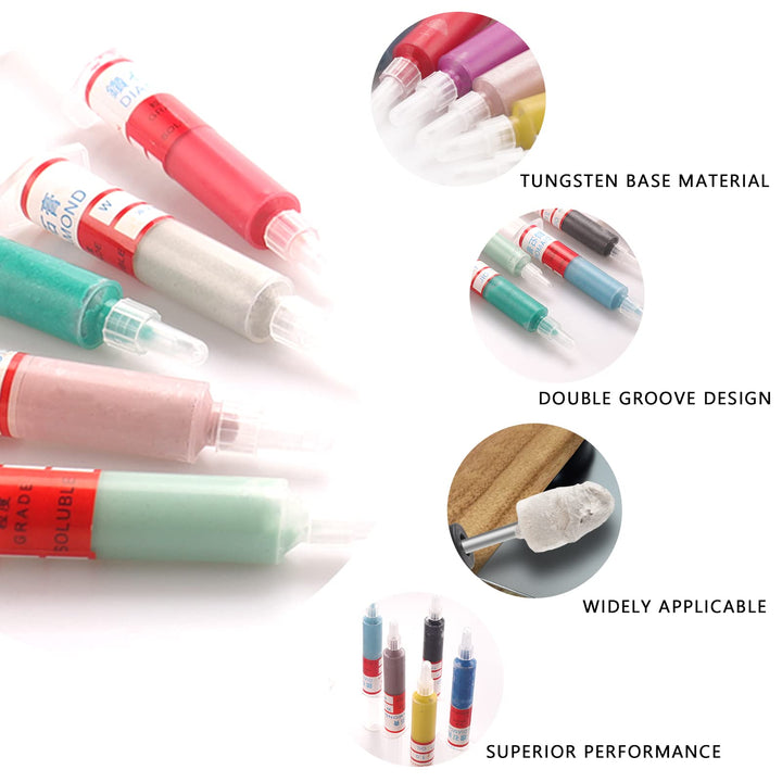 5 Gram Diamond Lapping Paste Polishing Compound for Fine to Final Polishing, Grits 1000# 10000# 0.5-10 Micron(8PCS)