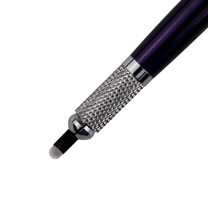50pcs Microblading needles 18U NANO 0.16mm Blade Semi Permanent Makeup Eyebrow Tattoo Needles for Microblading Eyebrow Tattoo Manual Pen (18U-50pcs)