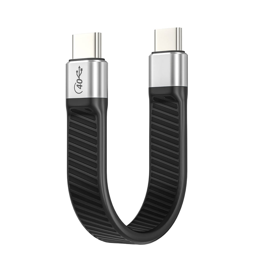 Short USB C to USB C Cable 40Gbps, Tayase USB 4 Cable f
