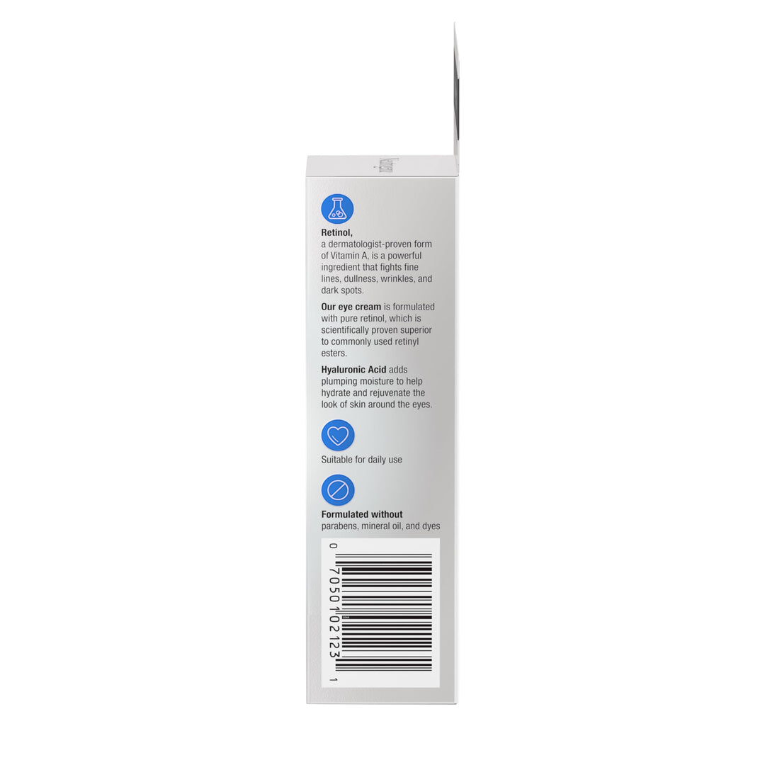 Neutrogena Retinol Eye Cream for Dark Circles, Rapid Wr
