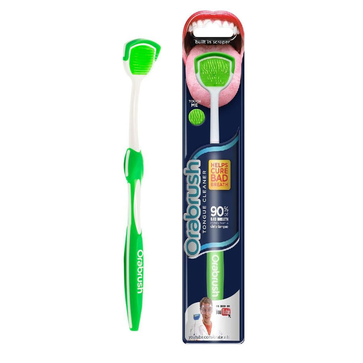 1 Pack Orabrush Tongue Cleaner Scraper