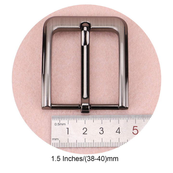 McFanBe 1.5 Inches (38-40 mm) Belt Buckle Single Prong 