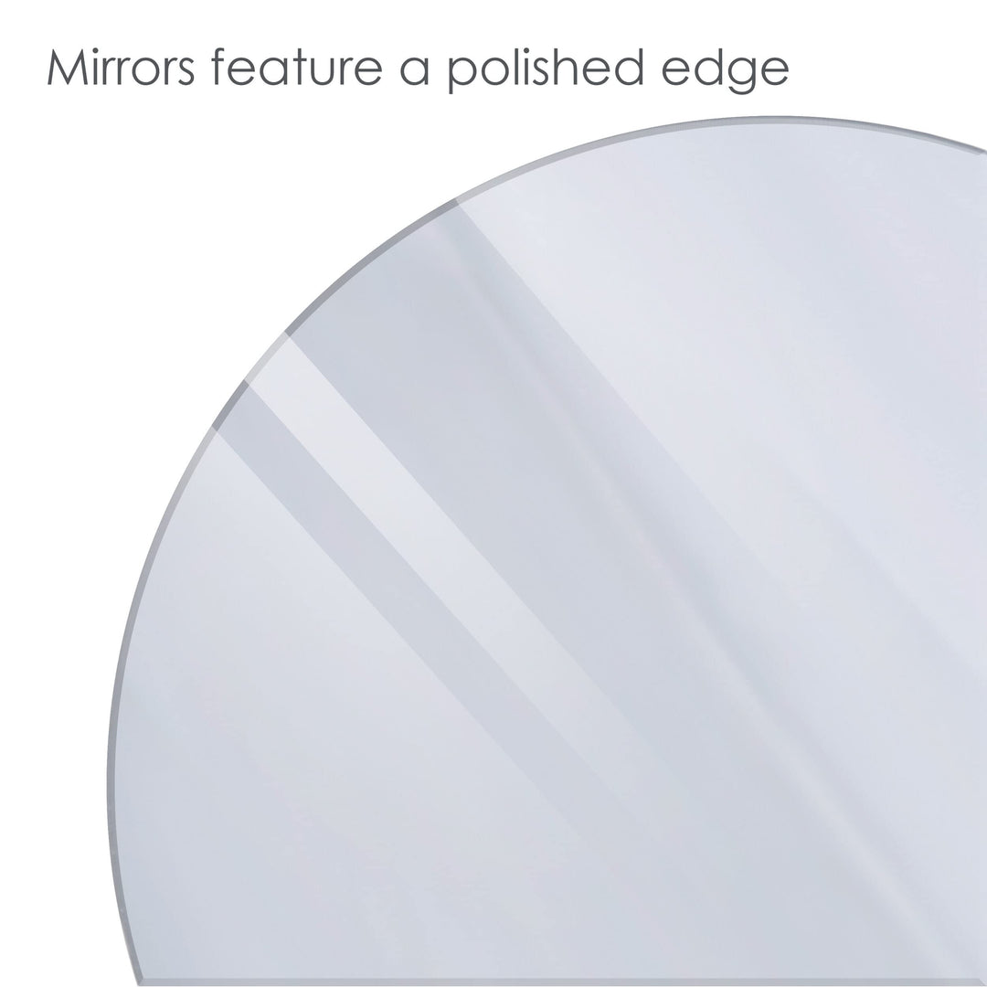 Elements Round Wall-Mount Mirror, Set of 7, Assorted Si