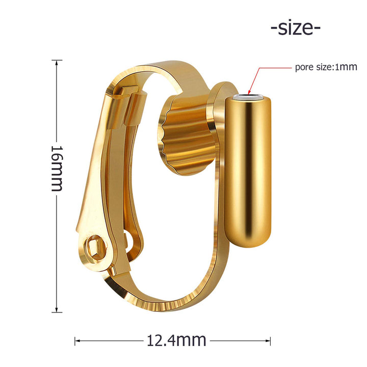 Aylifu 16 Pieces Clip-on Earring Converters Earring Cli